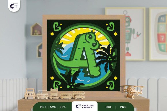 Alphabet Animal Letter A 3D Shadow Box Review