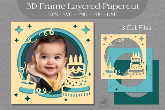 Birthday Photo Frame Layered Paper Cut 7: A Shadow Boxes Review