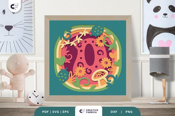 Floral Alphabet Letter D 3D Shadow Box Review