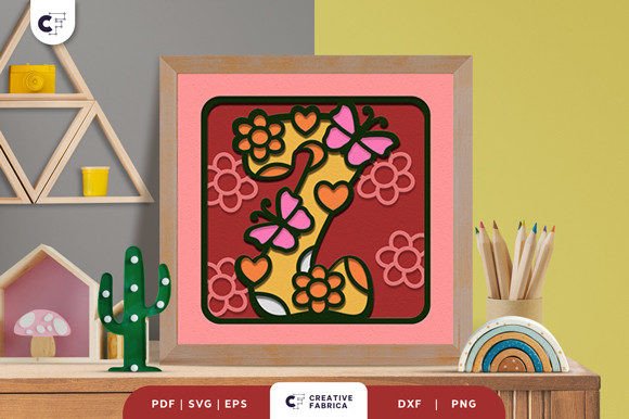 Floral Alphabet Z 3D SVG for Birthdays & Branding