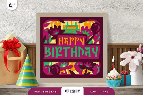 Floral Birthday Bouquet 3D Shadow Box Review