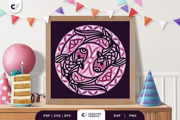 Pisces Zodiac Sign 3D Paper Cut Review