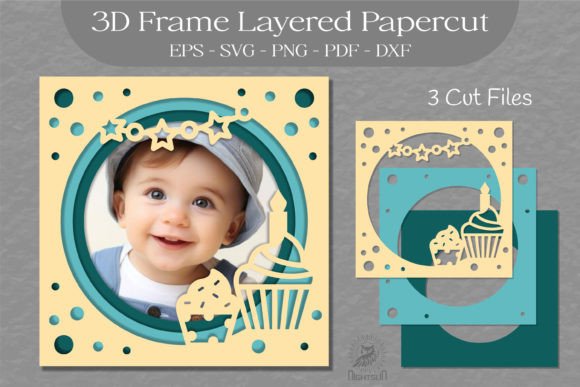 Reviewing Birthday Photo Frame Layered Paper Cut 8