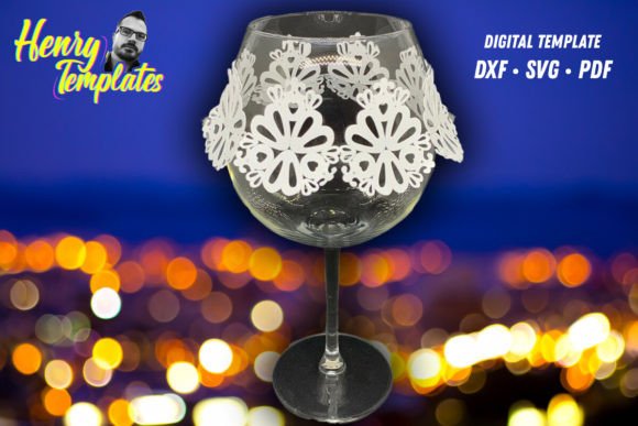 Wine Glass Dress Template: 3D SVG Shapes Review